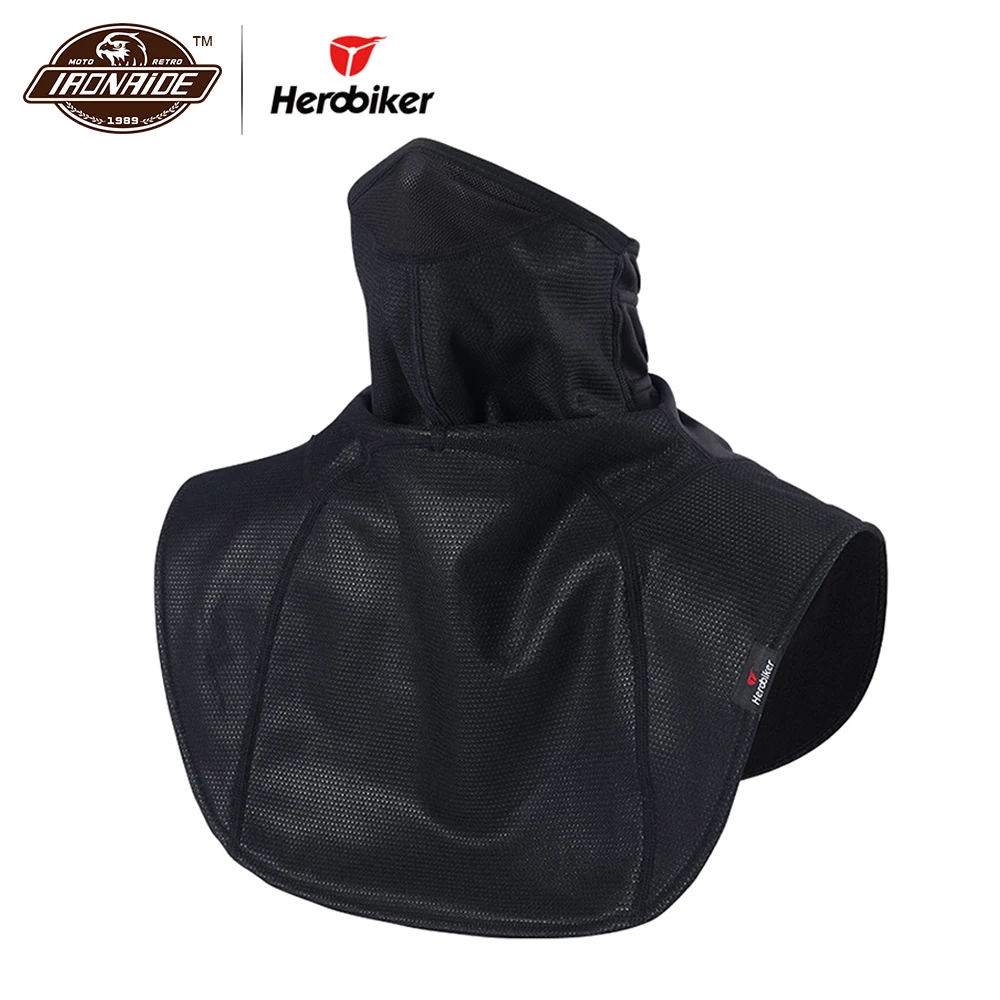 

HEROBIKER Motorcycle Face Mask Shawl Windproof Winter Thermal Fleece Cycling Mask Moto Scarf Ski Bicycle Bike Neckerchief Cloak