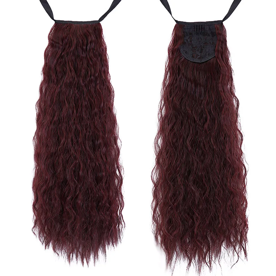 Головная повязка для волос 22 дюйма ремешок конский хвост обжимной Золотой резинки аксессуары для волос повязки для женщин