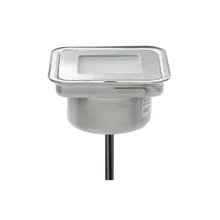 Открытый подземный освещения IP67 DC12V 0,6 W садовый декоративный фонарь SMD СВЕТОДИОДНЫЙ укладываемые в асфальт светильники Лестничные светильники с вставить коробку