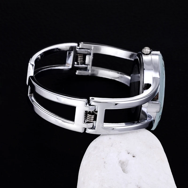 XINHUA Fashion Watches Women Stainless Steel Bracelet Bangle Rhinestone Luxury Party Dress Female Clock Relogios Feminino 4