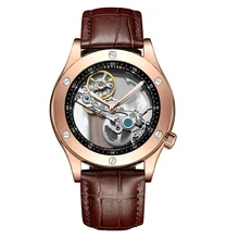 2019 New Famous Brand Fashion Personality Waterproof Hollow Watch Men Automatic Mechanical Wrist Watches mezczyzni ogladac