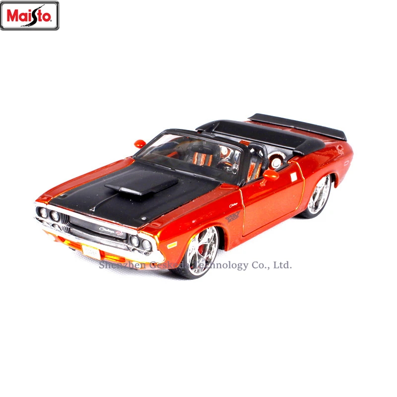 Maisto 1:24 1970 Dodge Chal Challenger моделирование сплав модель автомобиля украшение коллекция