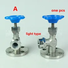 Фланец тип датчик уровня жидкости игольчатый клапан 304/316 фланец из нержавеющей стали уровень калиброванный петушок клапан DN15/DN20/DN25