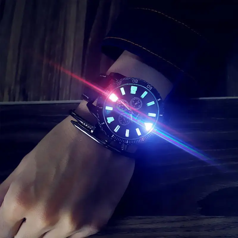 

Unisex Couple Fashion LED Luminous Lights Electronic Watch Women Men Quartz Wrist Watch Casual Student Clock Men's Relogio #11