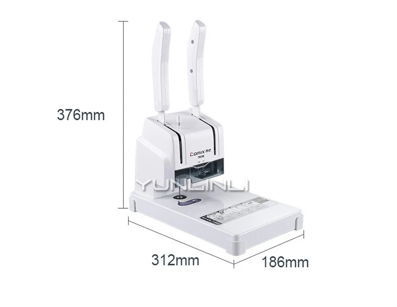 Термоплавкий переплет машина ручной небольшой простой Пробивной переплет машина Финансовый учет бухгалтерия сертификат перфоратор TM388