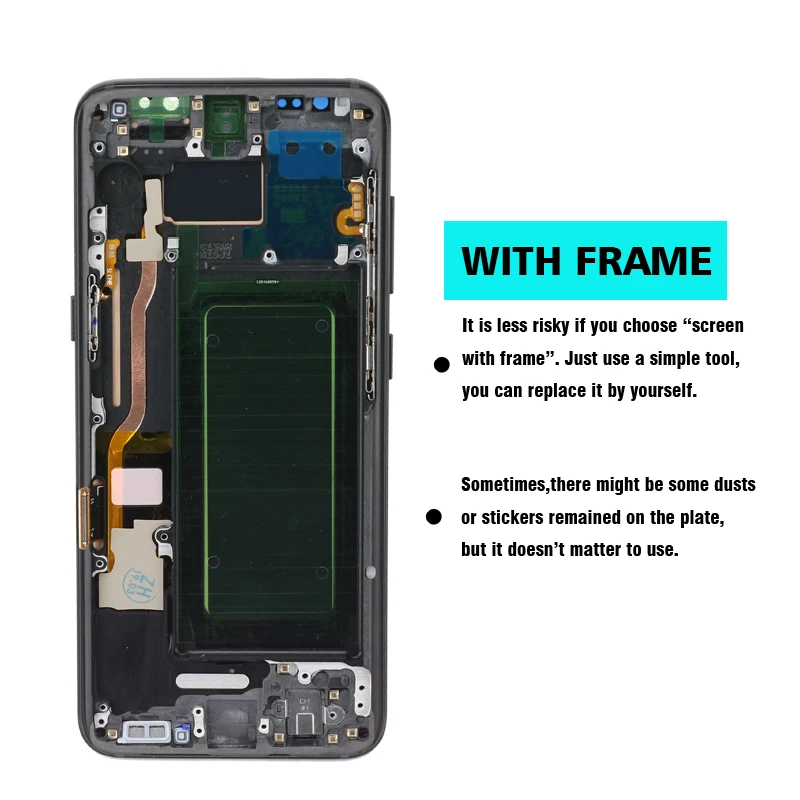 S8 S8plus экран дисплея для SAMSUNG Galaxy S8 экран Замена ЖК сенсорный ...