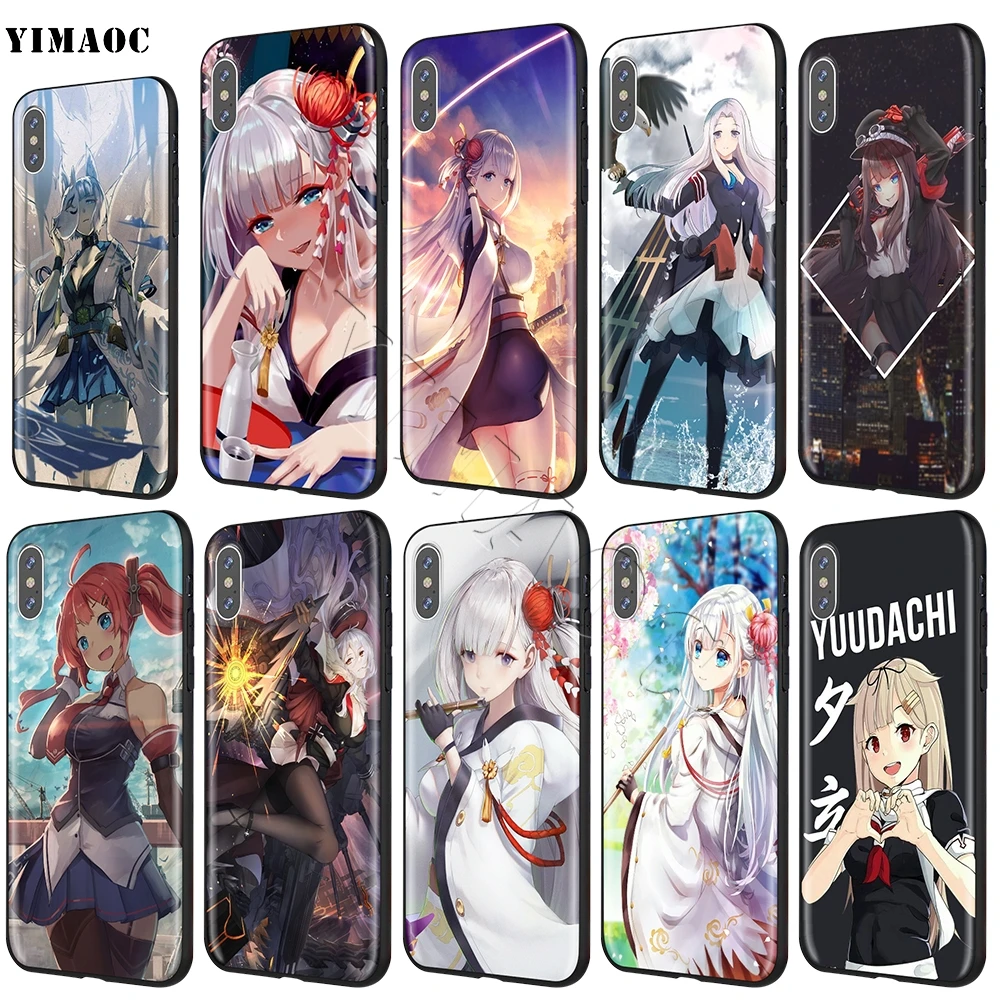 Мягкий чехол YIMAOC Shoukaku Bluetooth Lane для Apple iPhone SE 2020 5 5s 6 6s 7 8 Plus XR X Xs 11 12 Pro Max mini|Бамперы| |