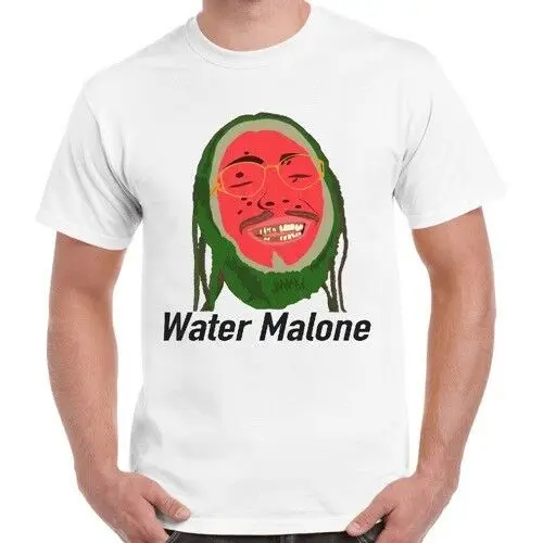 

Post Malone Funny Water Malone Parody Watermelon Cool Gift Retro T Shirt 562 Cool Casual pride t shirt men Unisex Fashion