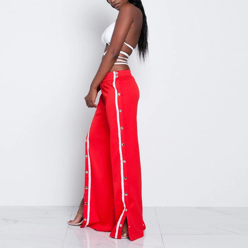 ladies wide leg track pants