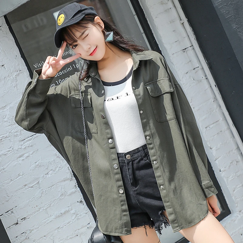 2018 De Mode Nouvelle Black La Ljj0131 Patch Femmes Chaud Femme Bf green Taille Plus Automne Lâche Designs Lettre Printemps Veste Manteau Tops Style yellow rWn0AqwYr