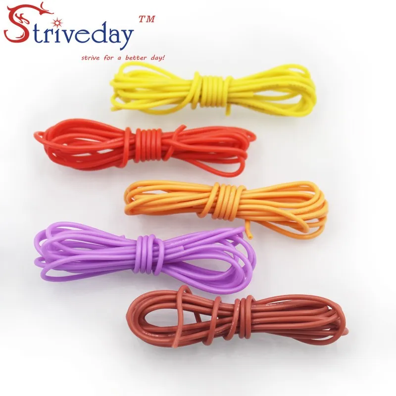 Гибкая силиконовая проволока 10AWG медная луженая многожильный провод 1050/5 5 TS