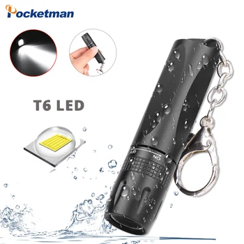 

3800 Lumens MINI Super bright LED Flashlight Use T6 lamp bead LED Torch Powered by AA battery Suitable for outdoor