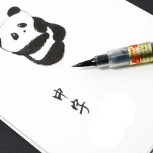 Высококачественная ручка для каллиграфии среднего размера, высококачественная кисть для каллиграфии, отличная кисть для письма и рисования, японская ручка XFL2L