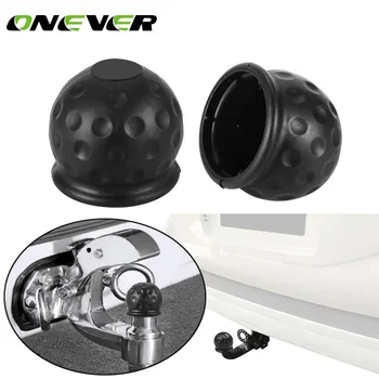 

High Quality Tow Bar Ball Cover Trailer Black Rubber Bar Balls Cover Towball Protect Case Car Hitch Ball Cover 50mm
