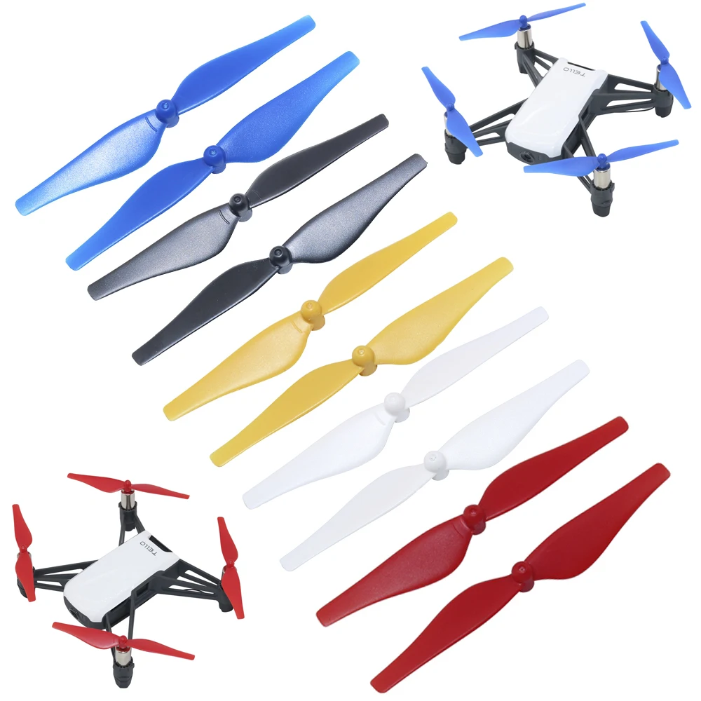 

8PCS Replacement Propeller For DJI Ryze Tello Drone CW CCW Quick-Release Props Accessory Colorful Blade Wing Spare Parts Fan