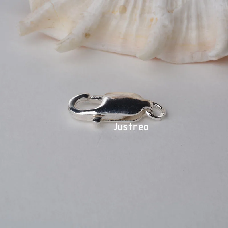 Sterling Silver Lobster Claw Clasp with 1 Open Jump Ring 3