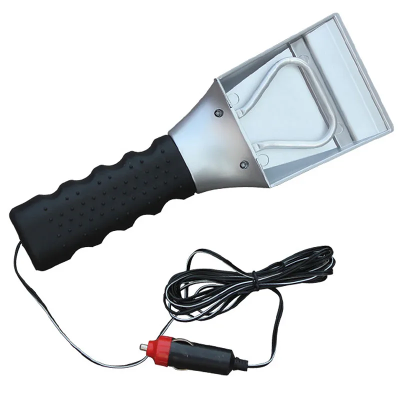 New Electric Heated Ice Scraper 12V Car Snow Scraper Melter Shovel Hight Quality Ice Scoop Use For Car Windscreen