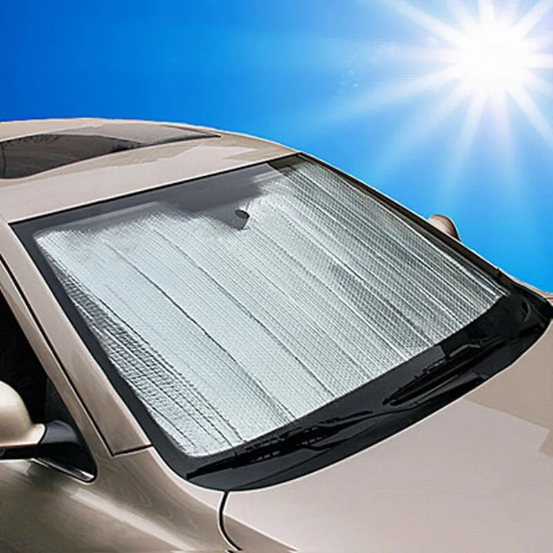 

Car sunshade sunscreen insulation car SUV sun visor curtain summer glass insulation reflective mesh cover front and rear gear
