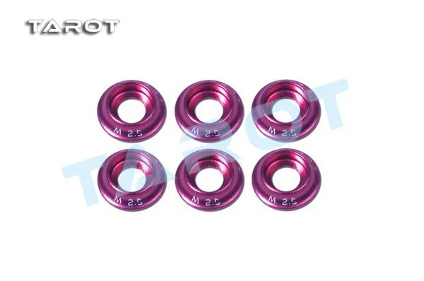 TAROT M2.5 2.5mm Metal aluminium alloy screw washer RED or Blue TL2904