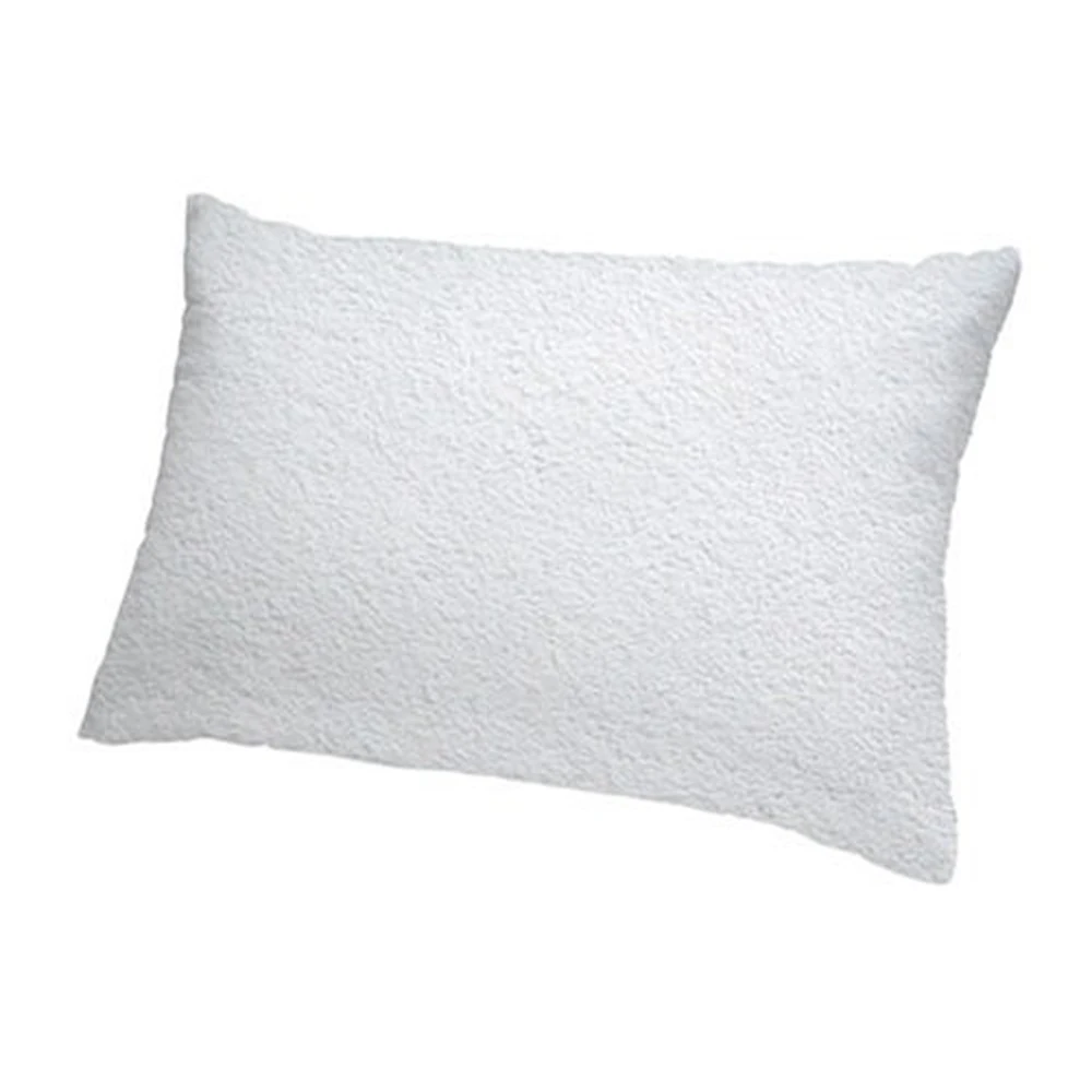 

SET OF 2 PACK Waterproof Pillow Protector Bed Sleep Pillow Cover Cases White Zippered pillow protector