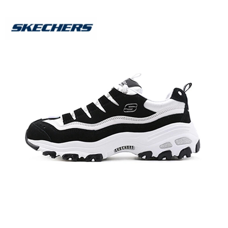 

Skechers Casual shoes Women Winter Comfortable Dad Platform Black Leisure Thick Soled Shoes Woman Brand Luxury Shoes 13141-BKW