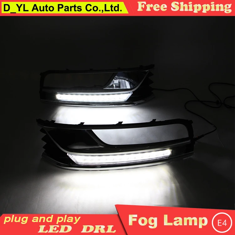 Car Styling Daytime Running Lights for VW Passat LED DRL 2010 2014