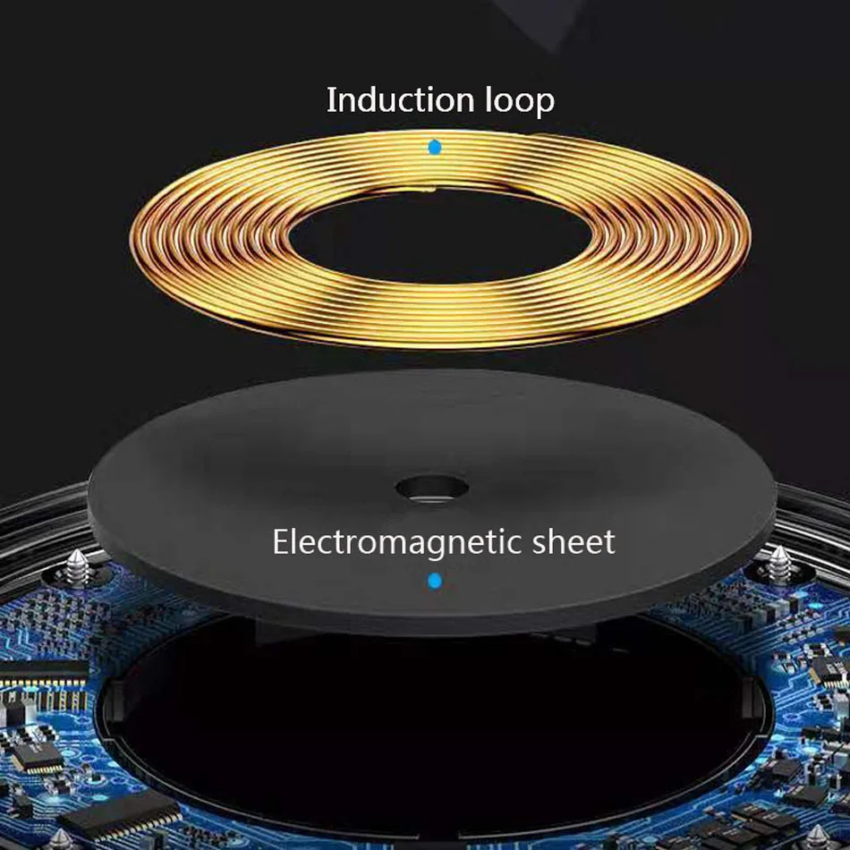 Fiuzd ци автомобиль Беспроводной Зарядное устройство для iPhone Xs X 8 10 W быстрая Беспроводной зарядки для samsung Galaxy S10 S9 S8 S10e телефон