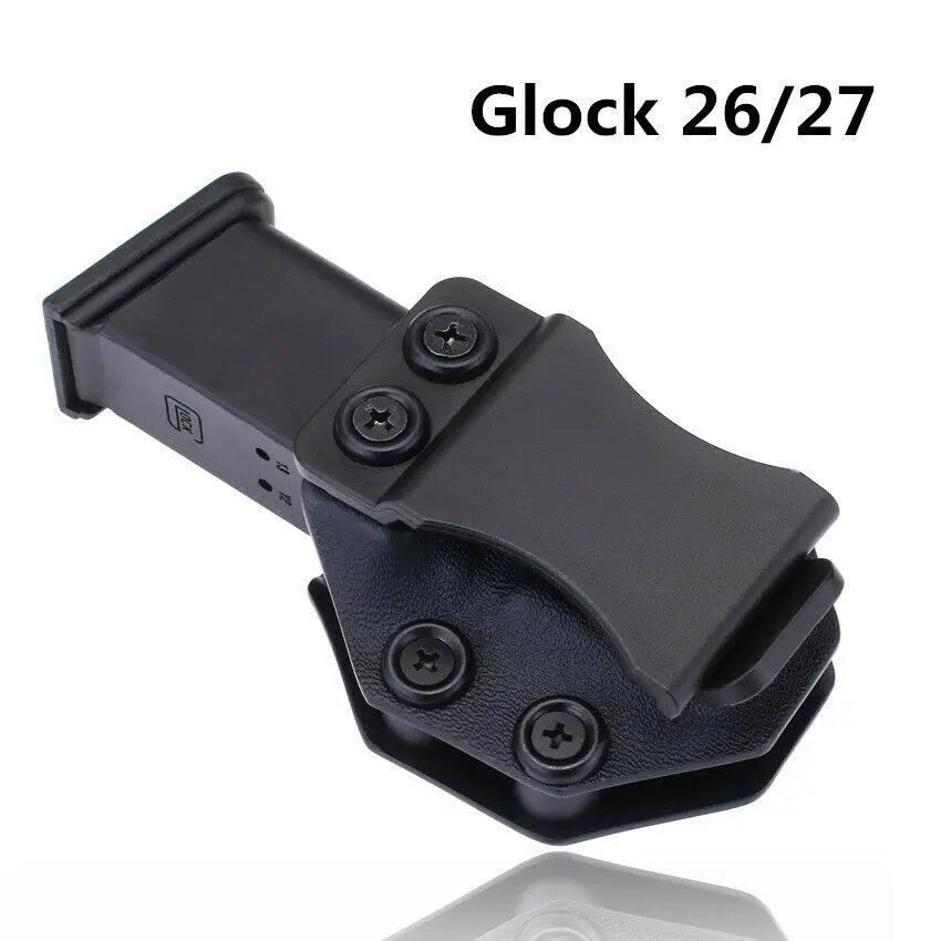 Iwb Magazine Kydex Holster Mag Carrier holder для Glock 17 19 22 23 26 27 31 32 43 внутри пояс скрытый для переноски