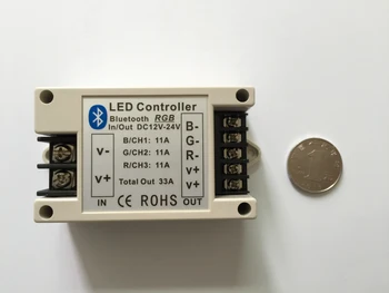 

RGB Bluetooth Dimmer LED Strip Controller 12V/24V 33A RGB Bluetooth controller mobile light dimmer module controller