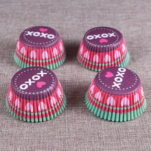 4 набора круглая Бумага Формы Маффин формы для выпечки инструмент Кондитерские украшения инструменты для принадлежности для выпечки, помадка формы для выпечки аксессуары