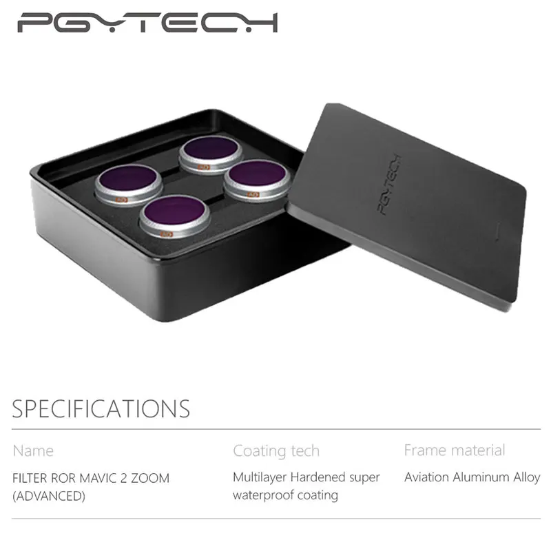 Усовершенствованный фильтр PGYTECH для объектива камеры Mavic 2 Zoom фильтры DJI Drone