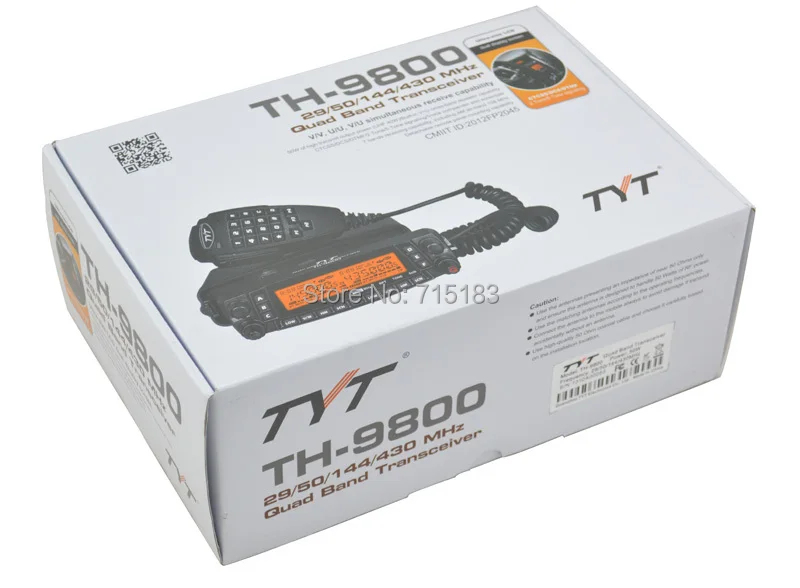 TYT TH 9800 TH9800 автомобильное радио Quad Band 29/50/144/430MHz & 26 950MHz приемопередатчик