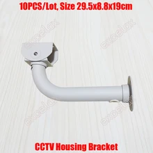 10 шт./лот L Тип 30 см длина CCTV корпус кабель кронштейна защита алюминиевого сплава крепление на потолок, на стену камера безопасности стенд