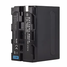 Best price 7800mah High Capacity 7.2V NP-F960 NP-F970 digital camera batteries For Sony F960 F970 Battery Dropshipping&wholesale 2017 new