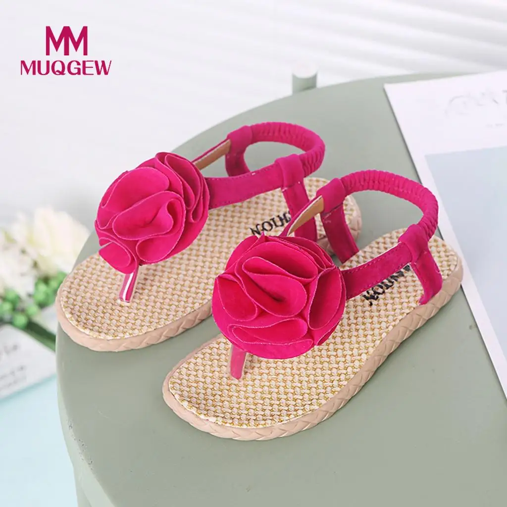 

baby sandals girls baby summer Flower Beach Priness children sandals shoes fashion casual flat baby girl sandals 2019#G9