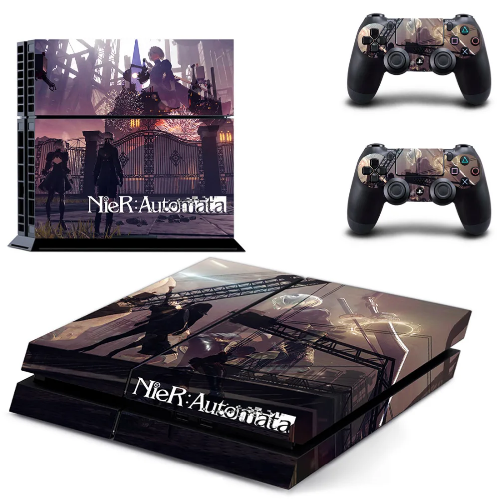 Наклейка для игровой консоли NieR:Automata PS4 наклейка Sony PlayStation 4 и контроллера