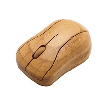 Mosunx Беспроводная оптическая мышь 1600 dpi, Бамбуковая Защита окружающей среды, анти-Радиационная компьютерная мышь для ПК, ноутбука 425#3