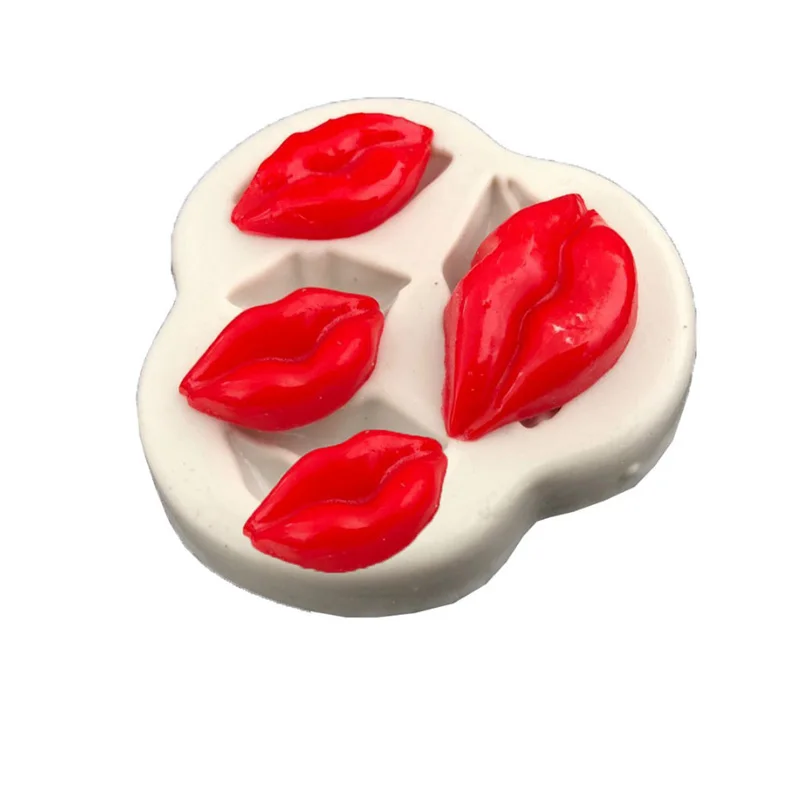 

Sexy Lips Chocolate Silicone Molds Sugar Paste 3D Craft Candy Mold Fondant Cake Decorating Tools Fimo Clay Soap Moulds