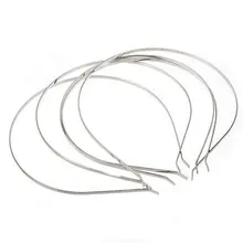 2017 NEW 5 Silver Tone Alice Hair Band Headband Tiara Base 0.12″ HOT