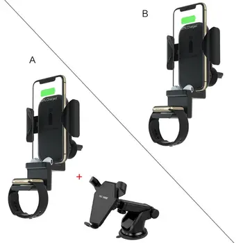 

3 IN 1 Fast Car Wireless Charger Charging Station For iPhone Apple Watch AirPods Earphone with Holder Bracket