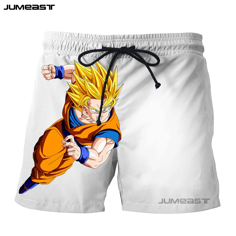 10 Jumeast Новое поступление 3D Короткие штаны с принтом японский классический Dragon Ball повседневное для мужчин спортивные свободные размеры шорты для женщи - Цвет: 10