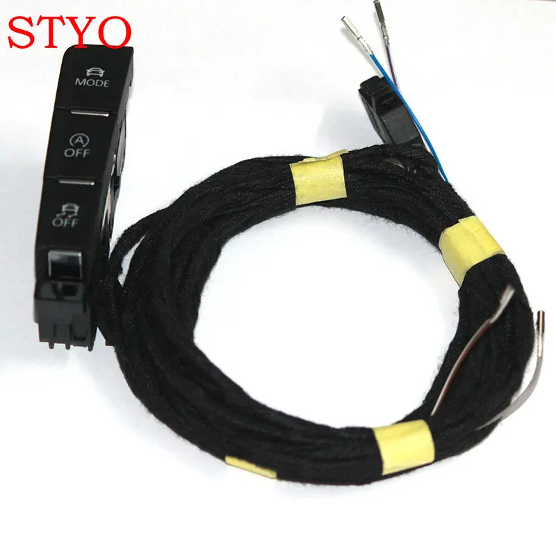

STYO Car ESP Driving Mode Button/Switch With Wire Harness for VW GOLF 7 MK7 5GG 927 137 E