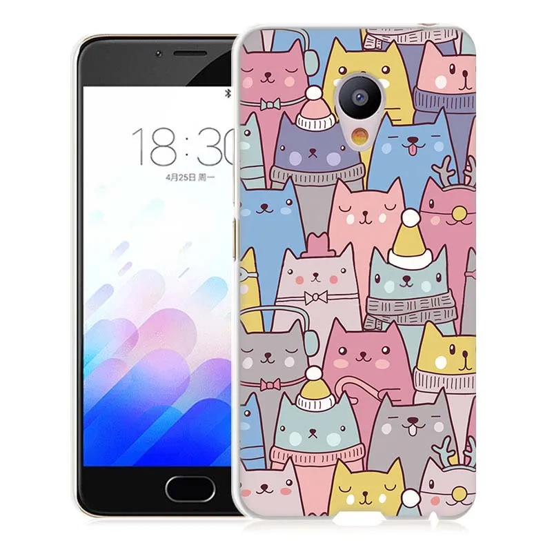 Meizu Pro 6/Pro 6S чехол мультфильм Пластик прозрачный пограничной задняя крышка