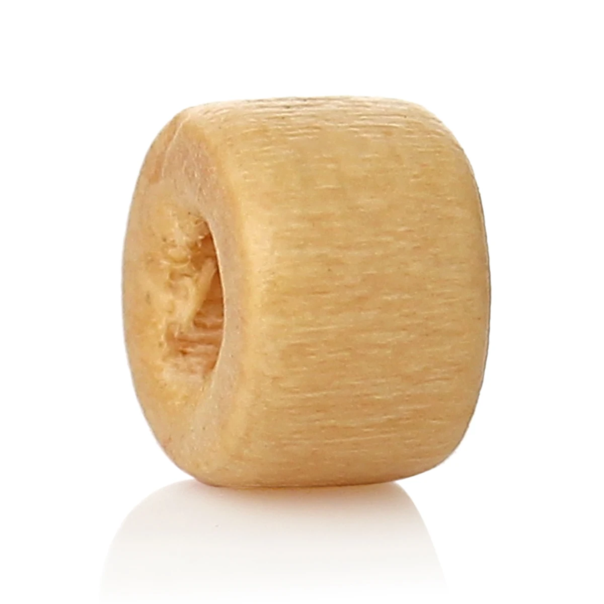 

DoreenBeads Wood Spacer Beads Cylinder Natural About 4mm( 1/8") x 3mm( 1/8"), Hole: Approx 1.7mm-2.5mm, 550 PCs