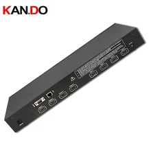 344 RS232 function,4×4 HDMI Matrix Switch with Remote Control,HDMI switch support 1080P,4 input ports 4 output video adapter