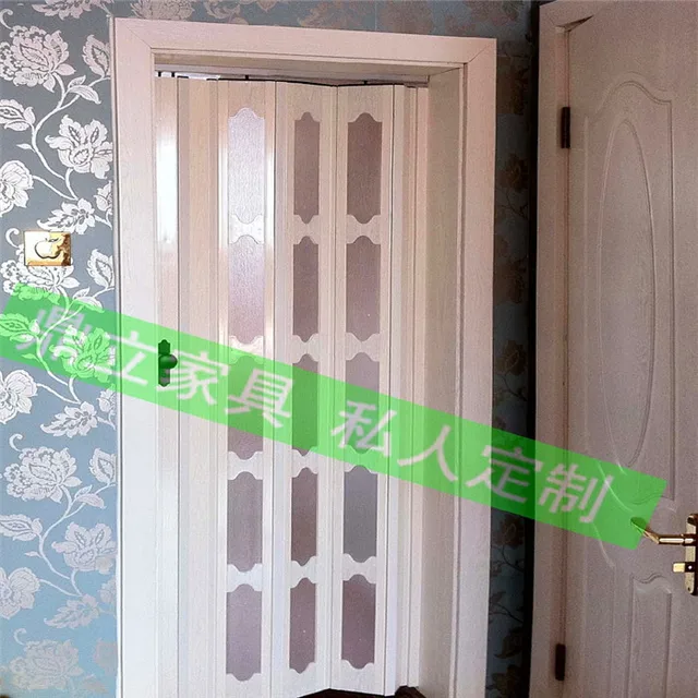 Environmental protection material deluxe interior door PVC folding ... Environmental protection material deluxe interior door PVC folding ...