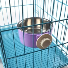 Термостойкие Домашние животные из нержавеющей стали тип подвешивания щенок кошка Питьевая собачья миска портативный дозатор воды питатель товары для домашних животных