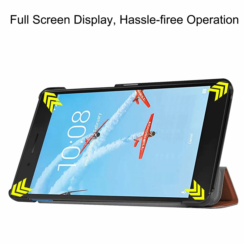 US $798.00 200Pcslot Ultra Compact Protection Slim Lightweight Smart Shell Stand Cover for Lenovo Tab E7 7 Inch 2018 Release Tablet
