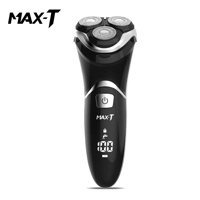 MAX-T RMS8101 электробритва уход за лицом моющийся USB кабель перезаряжаемый тройное лезвие 3D бритвы Электрический станок для бритья бороды