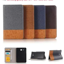 Модный джинсовый кошелек кожаный чехол для samsung Galaxy Tab A A6 7 SM-280 SM-T285 Чехол 7 ''планшет с отделением для карт